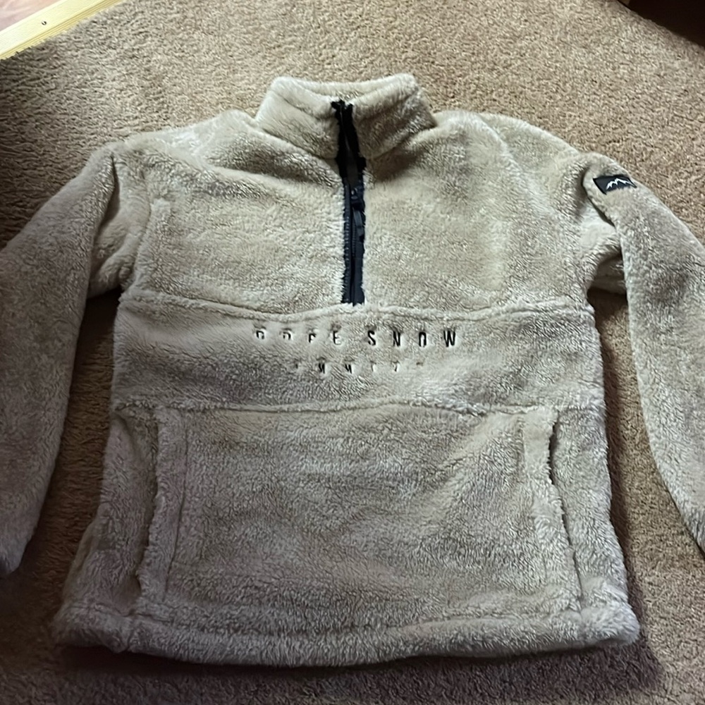Dope Snow Pile Fleece Sweater Size Small
